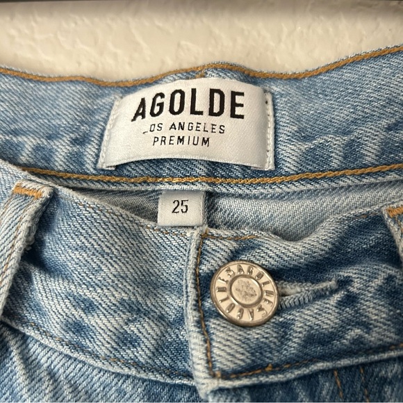 AGOLDE Pinch Waist Jeans with Ripped Knees - Picture 2 of 6